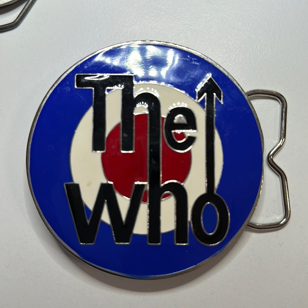 The Who belt buckle